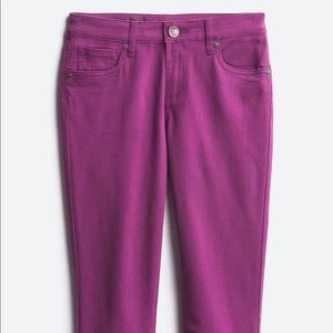 Kut From Kloth Purple Skinny Capris, NWOT